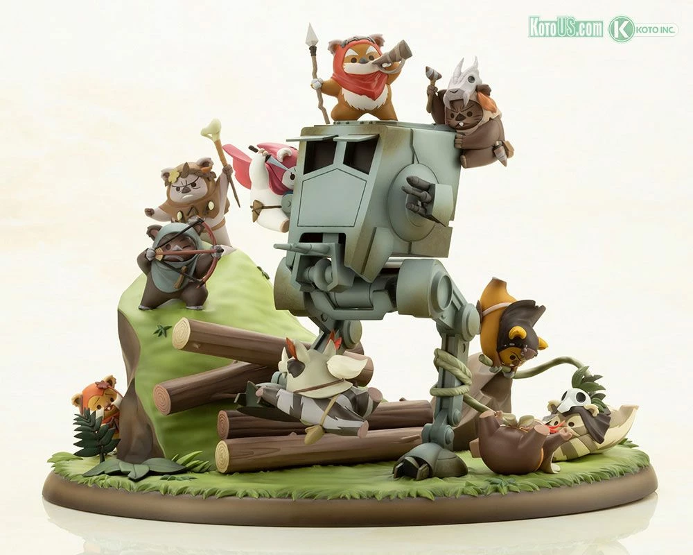 STAR WARS RETURN OF THE JEDI ARTFX ARTIST SERIES BATTLE OF ENDOR THE LITTLE REBELS